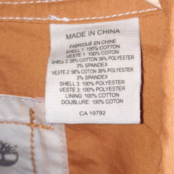 TIMBERLAND Windowpane Plaid Cotton Jacket Rain Resistant Bomber Car Coat Street - Picture 7 of 16